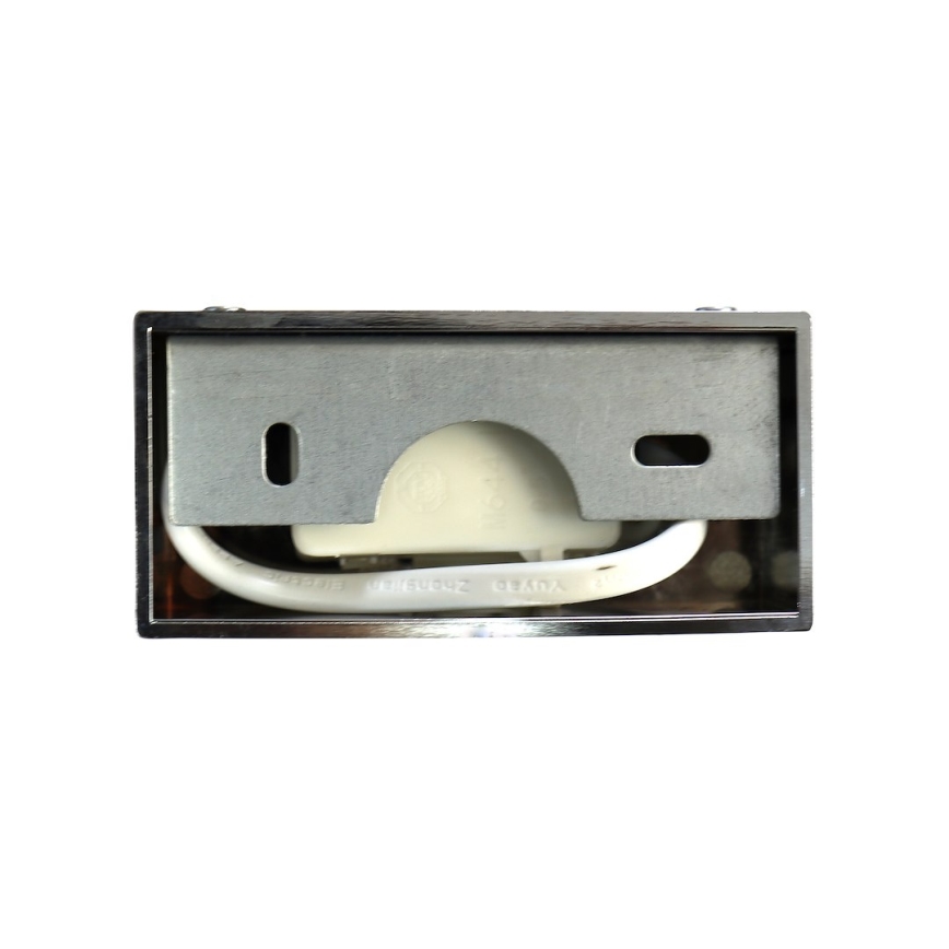 Éclairage LED pour miroir de salle de bains MIRORE, 8W, 230V, 40 cm, IP44, chrome brillant