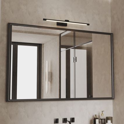 Éclairage LED pour miroir de salle de bains MIRROR LED/8W/230V 4000K IP44 60 cm noir