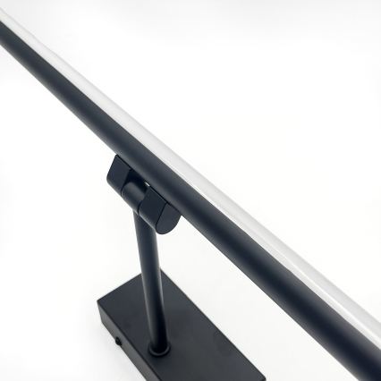 Éclairage LED pour miroir de salle de bains MIRROR LED/8W/230V 4000K IP44 60 cm noir