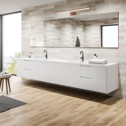 Éclairage LED pour miroir de salle de bains SHINE LED/13,8W/230V 60 cm IP44 or rose