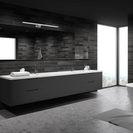 Éclairage LED pour miroir de salle de bains SHINE LED/15W/230V 80 cm IP44 chrome brillant