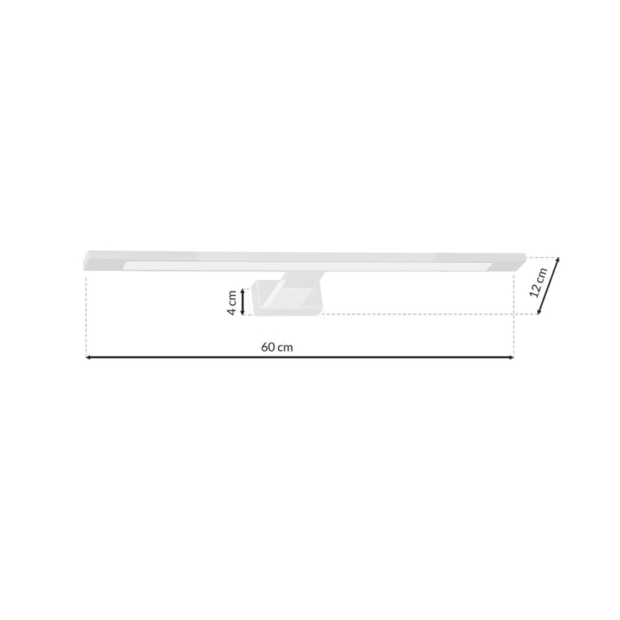 Eclairage miroir LED salle de bain SHINE LED/12W/230V IP44