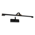 Éclairage miroir pour salle de bains VINCI LED/15W/230V 60 cm IP44 noir