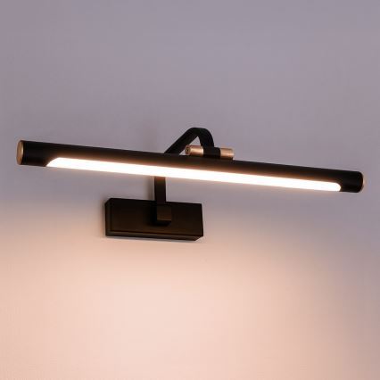 Éclairage miroir pour salle de bains VINCI LED/15W/230V 60 cm IP44 noir