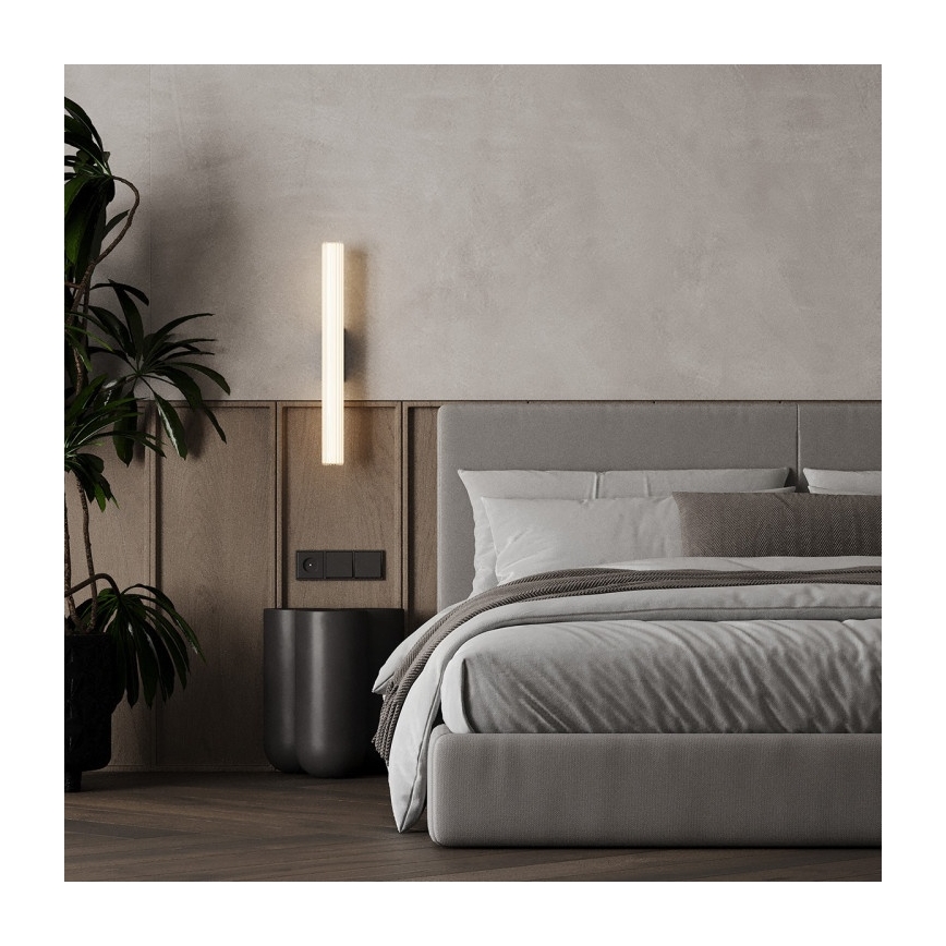 Éclairage de miroir LED pour salle de bains LINEA LED/8W/230V 3000/4000/6000K IP44 45 cm chrome mat