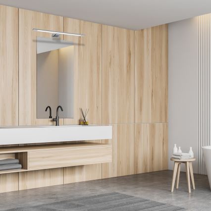 Éclairage pour miroir de salle de bains SHINE LED/12W/230V 60 cm IP44 chromé brillant