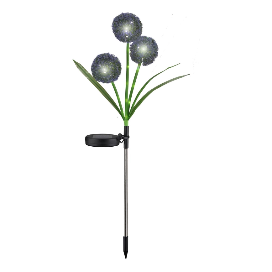 Éclairage solaire ALLIUM LED/1,2V 6500K 600 mAh IP44 noir