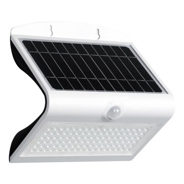 Éclairage solaire avec détecteur de mouvement et crépusculaire LED/6,8W/4000 mAh 3,7V IP65