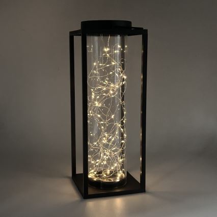 Éclairage solaire GLAMOUR LED/1,2V 600 mAh IP44 noir