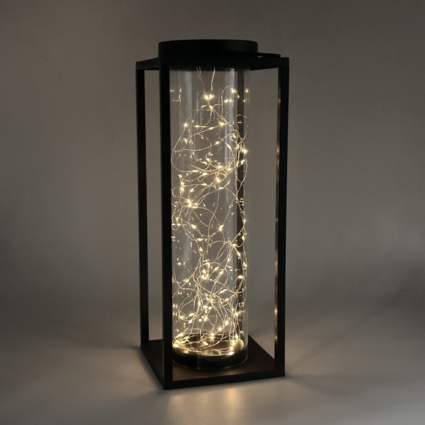 Éclairage solaire GLAMOUR LED/1,2V 600 mAh IP44 noir