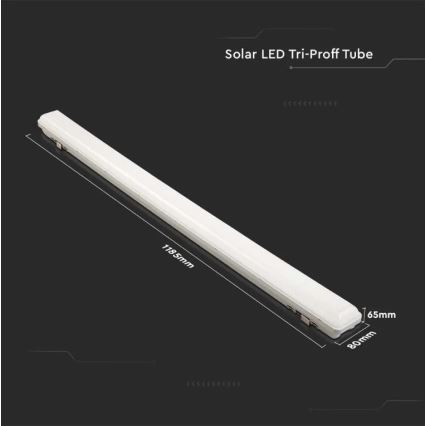 Éclairage solaire industriel avec détecteur à intensité variable LED/25W/230V 3000K/4000K/6400K IP65 + télécommande