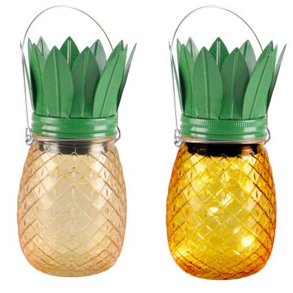 Éclairage solaire JAR LED/1,2V 150 mAh IP44 ananas