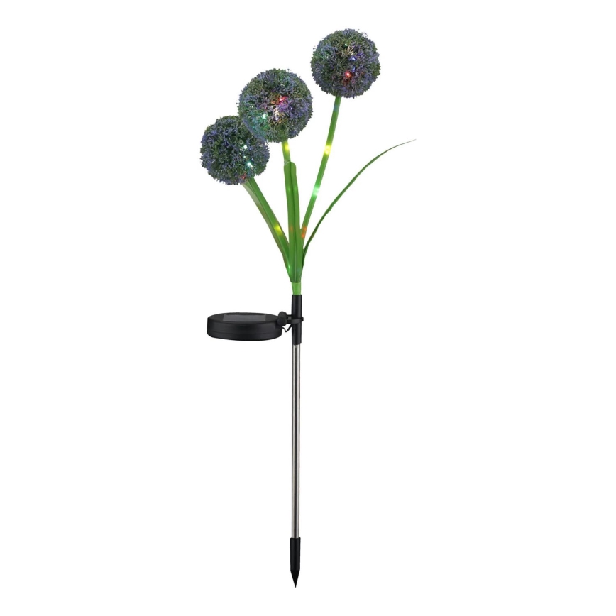 Éclairage solaire RGB ALLIUM LED/1,2V 6500 600 mAh IP44 noir