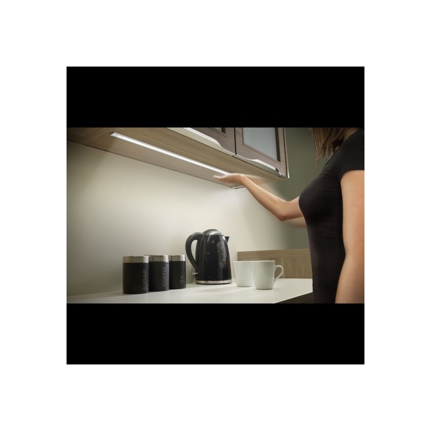 Éclairage sous meuble de cuisine à intensité variable avec détecteur LED/5W/12/230V