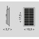 Ruban solaire LED 3,7V 2400mAh 5m IP65