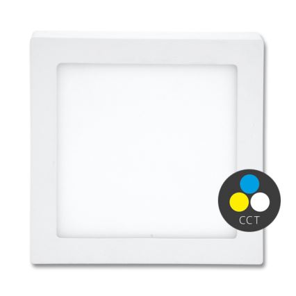 Plafonnier RAFA LED/12W/230V 3000/4000/6000K 17x17 cm blanc