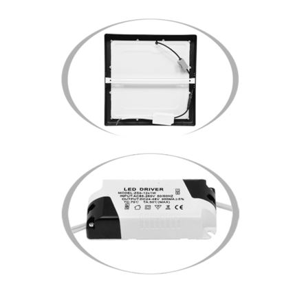 Plafonnier RAFA LED/12W/230V 3000/4000/6000K 17x17 cm blanc