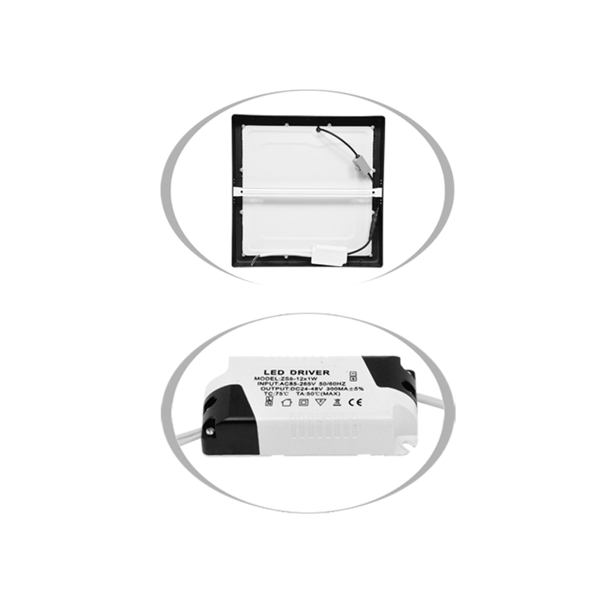 Plafonnier RAFA LED/12W/230V 3000/4000/6000K 17x17 cm blanc