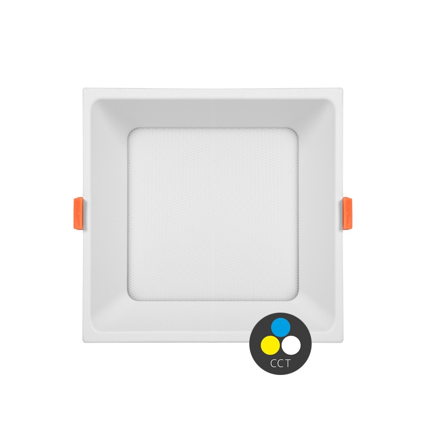 Spot encastrable de salle de bain TONY LED/24W/230V 3000/4000/6500K 17x17 cm IP44 blanc