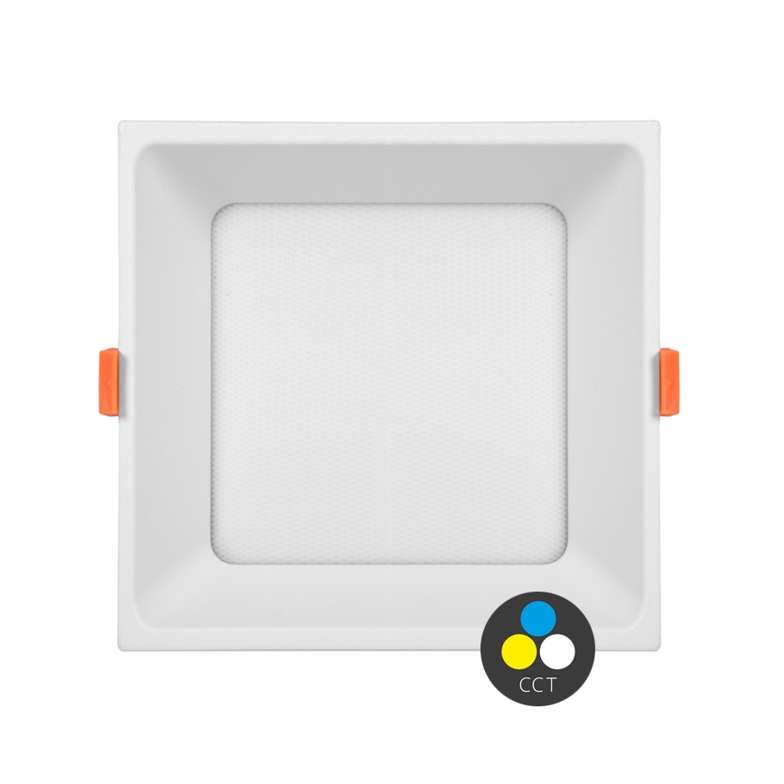Spot encastrable TONY LED/36W/230V 3000/4000/6500K 22x22 cm blanc