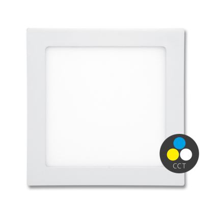 Spot encastrable de salle de bain RAFA LED/12W/230V 3000/4000/6000K 17x17 cm IP44 blanc