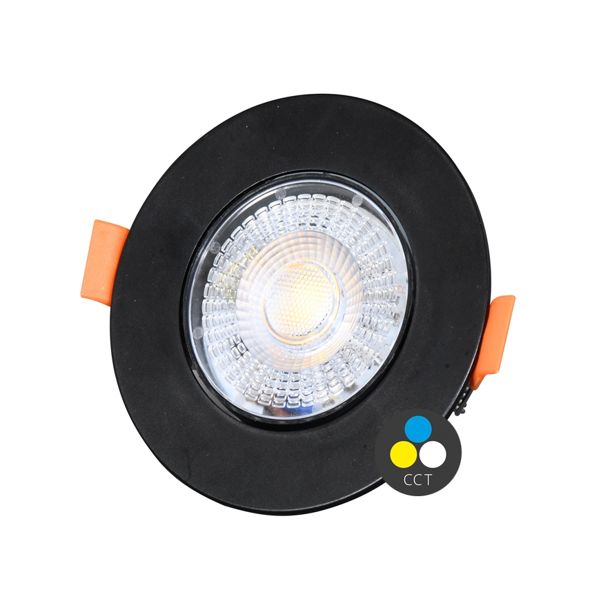 Spot encastrable à intensité variable ZITA LED/3/5/7W/230V 3000/4000/6000K d. 9 cm noir