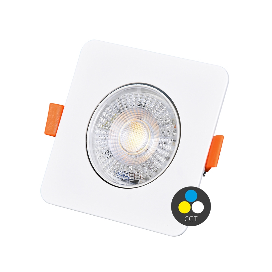 Spot encastrable à intensité variable KENT LED/3/5/7W/230V 3000/4000/6000K 9x9 cm blanc