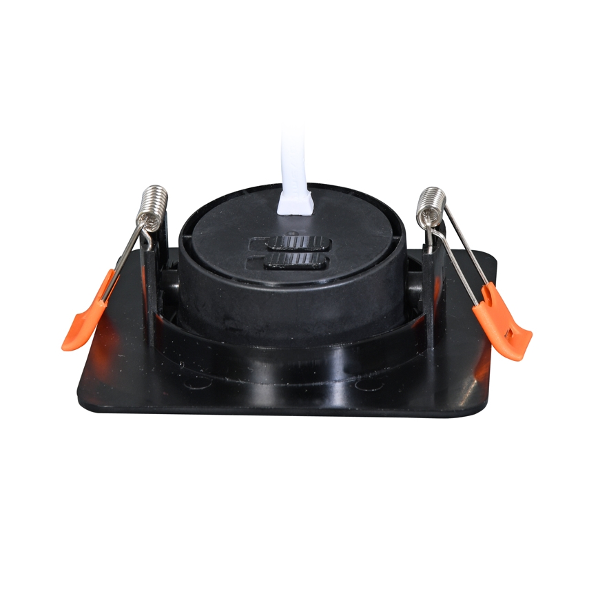 Spot encastrable à intensité variable KENT LED/3/5/7W/230V3000/4000/6000K 9x9 cm noir