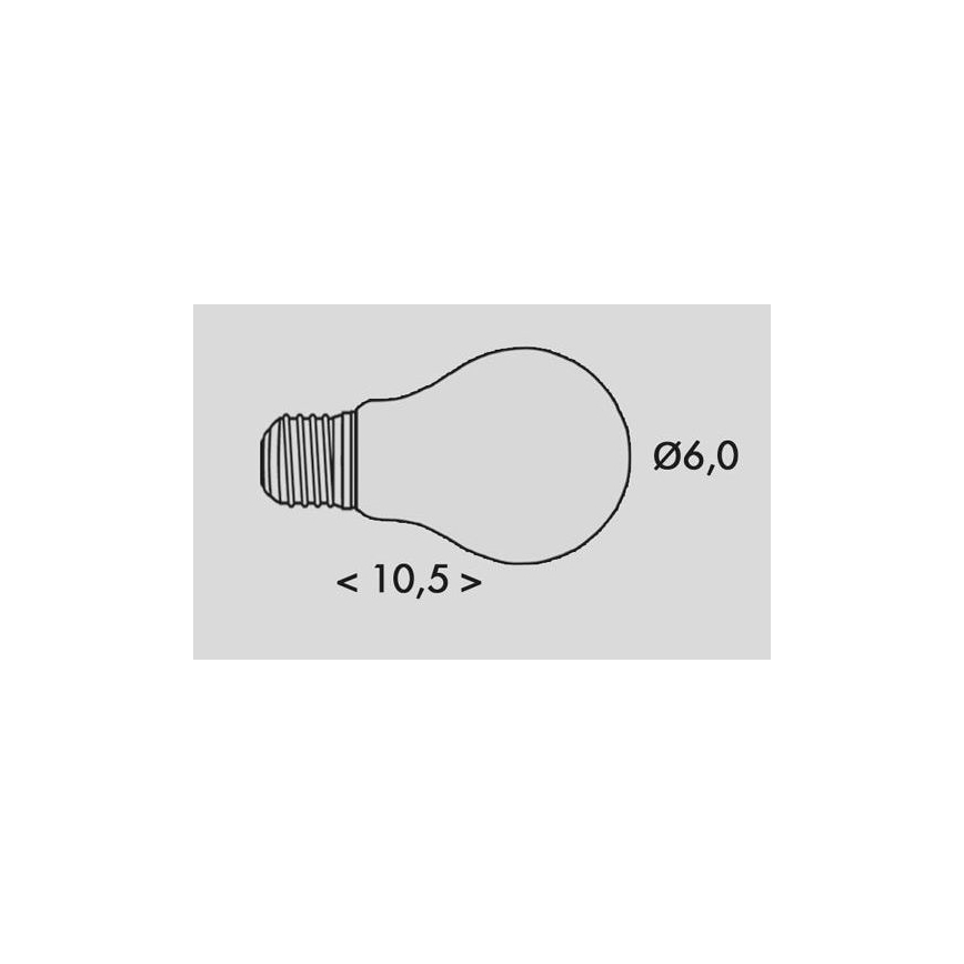 Ampoule LED RETRO A60 E27/2,3W/230V 3000K 485lm