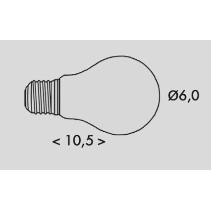 Ampoule LED RETRO A60 E27/4W/230V 3000K 840lm