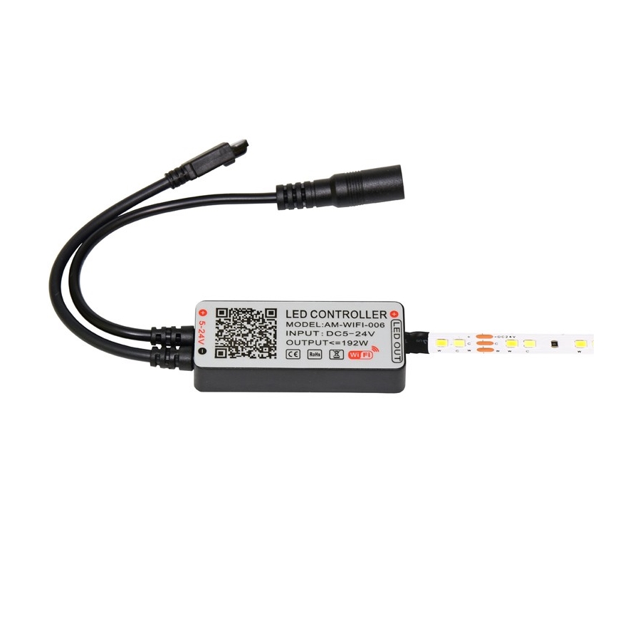 Ruban LED RGB à intensité variable Wi-Fi 5 m LED/48W/230V TUYA + télécommande