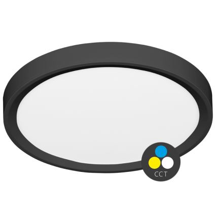 Plafonnier SALY LED/50W/230V 3000/4000/6000K d. 60 cm IP40 noir