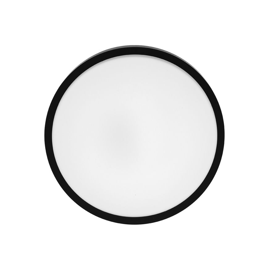 Plafonnier salle de bain LIRA LED/12W/230V 4000K d. 25 cm IP44 noir