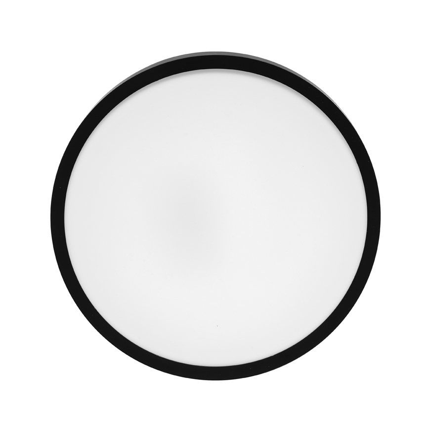 Plafonnier salle de bain LIRA LED/18W/230V 4000K d. 29,5 cm IP44 noir