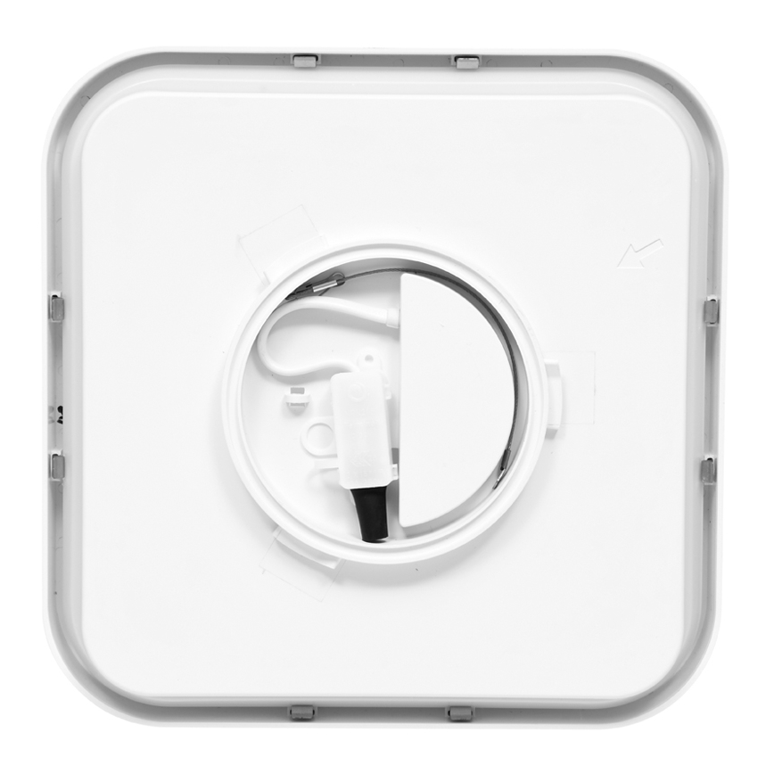 Plafonnier salle de bain LUKY LED/12W/230V 4000K 25x25 cm IP44 blanc