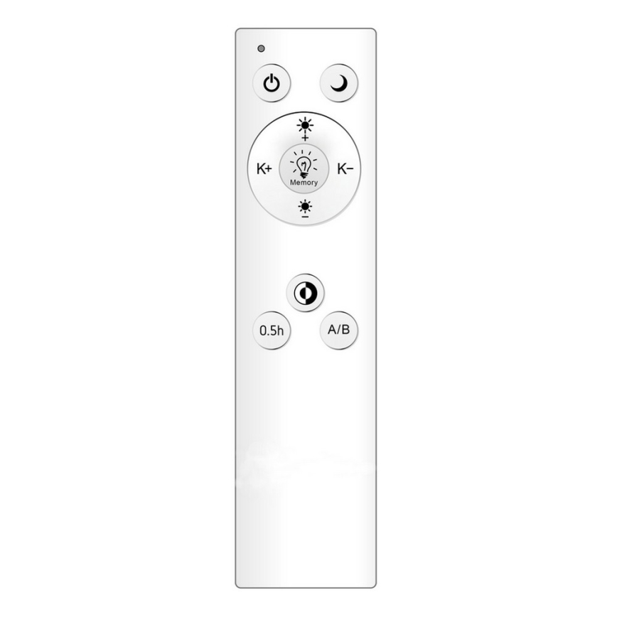 Luminaire LED à intensité variable DONUT LED/80W/230V 3000-6500K rond + télécommande