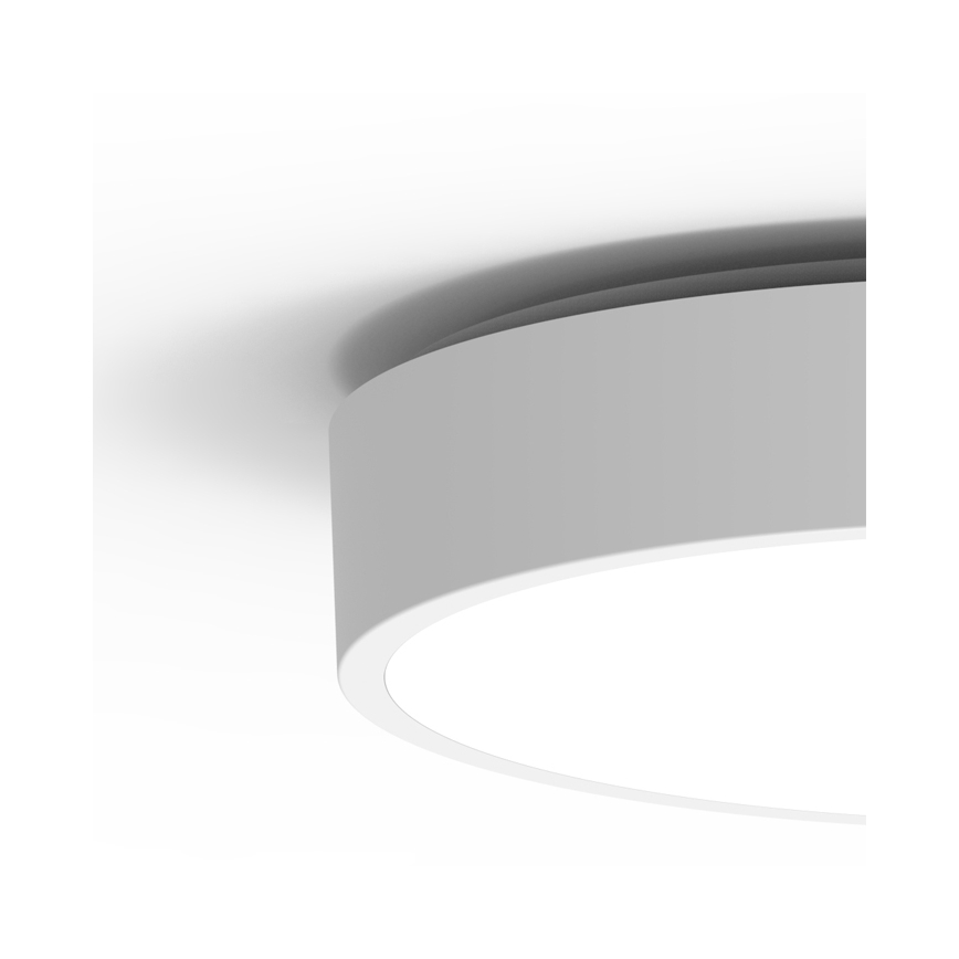 Plafonnier extérieur avec détecteur MARTIN LED/25W/230V 3000/4000K d. 35 cm IP65 blanc