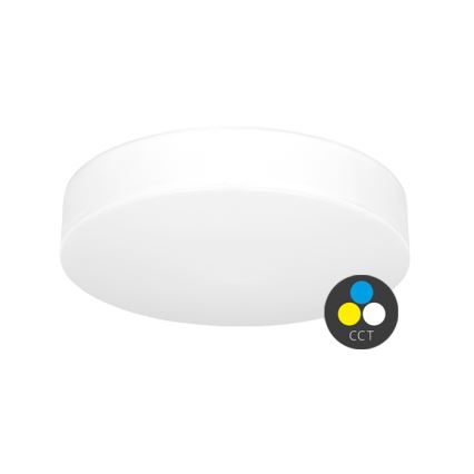 Plafonnier salle de bain MAKARON LED/24W/230V 3000/4000/6000K d. 30 cm IP44 blanc