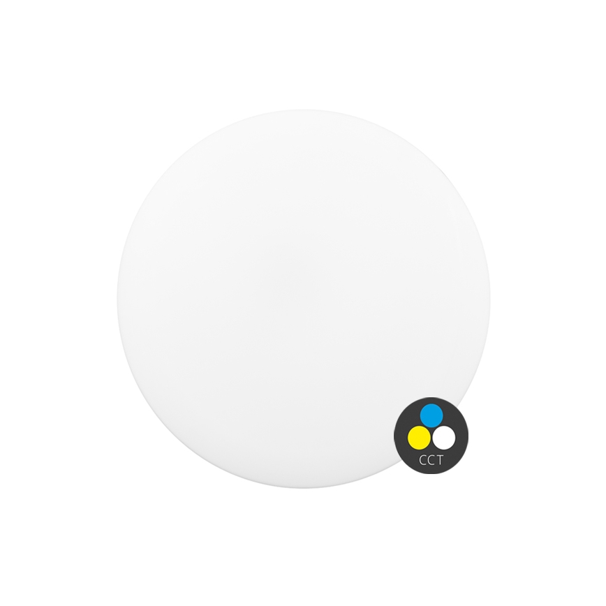 Plafonnier salle de bain DISK LED/12W/230V 3000/4000/6500K d. 23 cm IP44 blanc