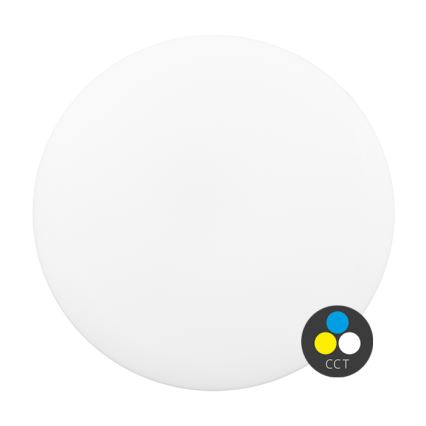 Plafonnier salle de bain DISK LED/18W/230V 3000/4000/6500K d. 28 cm IP44 blanc