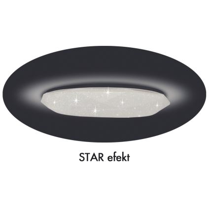 Plafonnier à intensité variable LED DIAMANT LED/25W/230V + télécommande