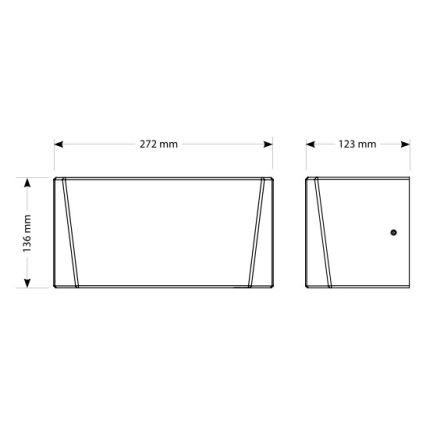 EcoStep 10307 - Sèche-mains R4.1 720W/230V blanc