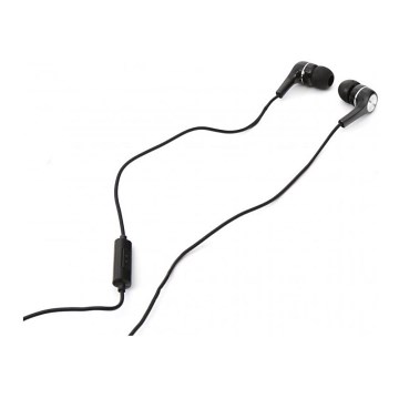 Ecouteurs FIESTA MIC MINI JACK 3.5mm Noirs