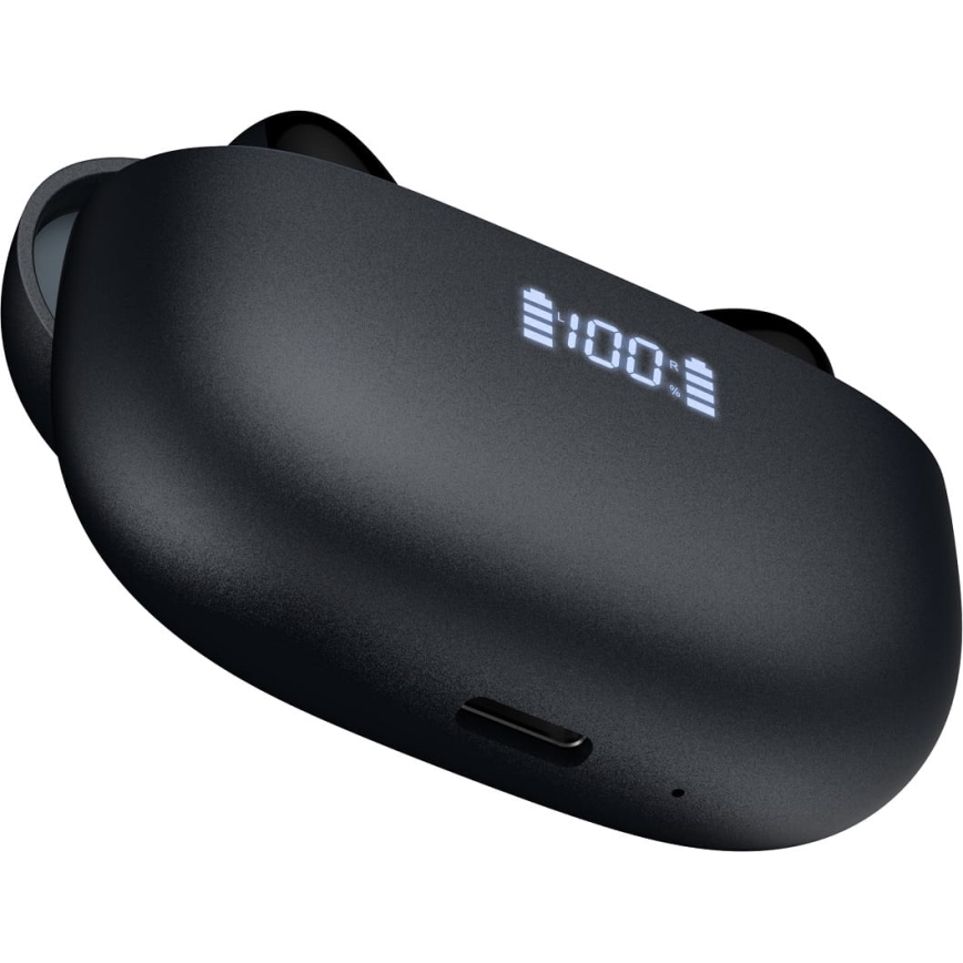 Écouteurs sans fil avec ANC+ENC 300 mAh + 2x 40 mAh noir