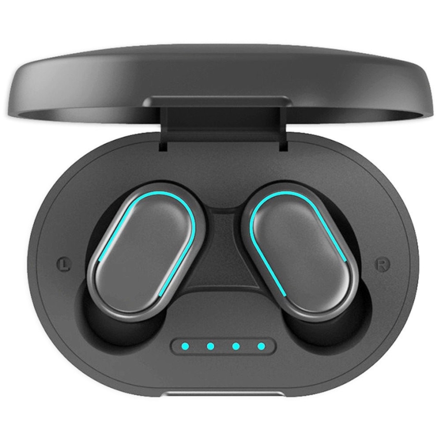 Ecouteurs sans fil étanches Bluetooth noir
