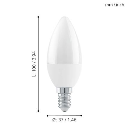 Ampoule LED à intensité modulable E14/6W/230V - Eglo