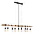 Eglo 182429 - Suspension sur câble TOWNSHEND 9xE27/60W/230V
