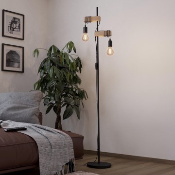 Eglo 183215 - Lampadaire TOWNSHEND 2xE27/10W/230V