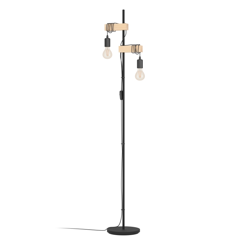 Eglo 183215 - Lampadaire TOWNSHEND 2xE27/10W/230V