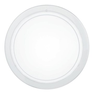 Eglo 18526 - Plafonnier HUBAA 1xE27/60W/230V Ø 29 cm blanc